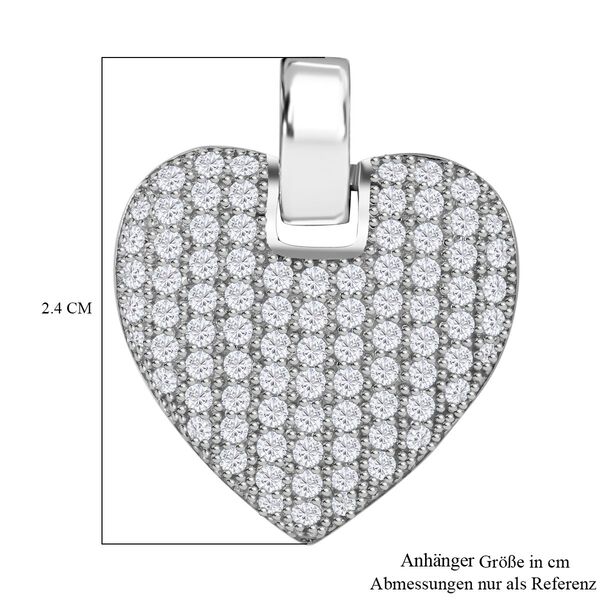 Zirkonia Herz Anh&auml;nger image number 4