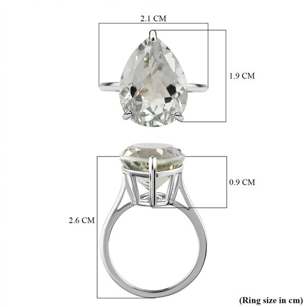 Prasiolith-Ring - 7,49 ct. image number 6