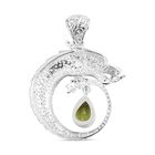 Peridot Anhänger 925 Silber ca. 1.29 ct image number 4