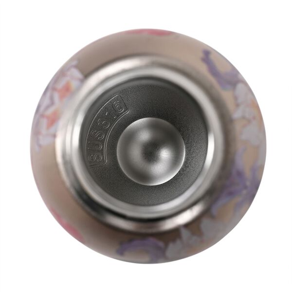 Isolierflasche aus 316L Edelstahl mit Doppelwand und Motiv Koi und Lotus, für heiße und kalte Getränke, 260 ml image number 4