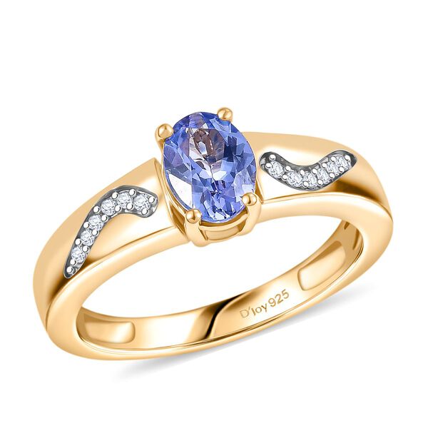 D'Joy Tansanit und Moissanit Ring - 0,82 ct. image number 4