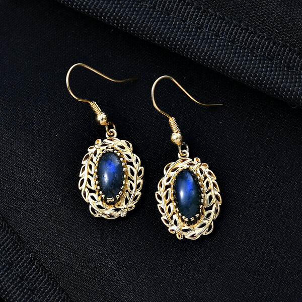 EVER TRUE AAA Labradorit Ohrringe Nickelfreies Messing ca. 4,68 ct. image number 2