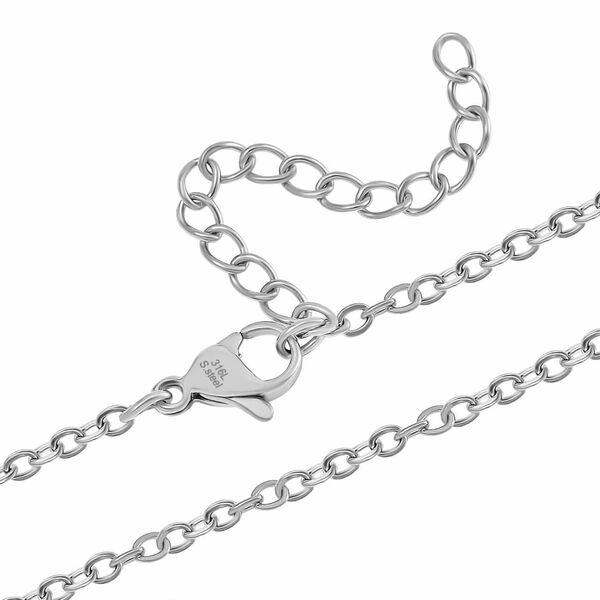Blauer Howlit Anh&auml;nger mit 50+5cm Kette - 50 ct. image number 5