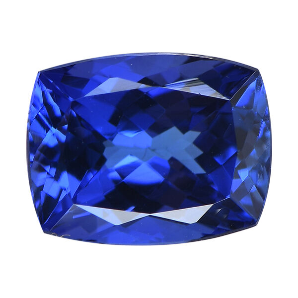 AAAA Tansanit Edelstein, Kissen, Facettierter Schliff, 8.5x6.5mm, ca. 2.22 cts image number 0