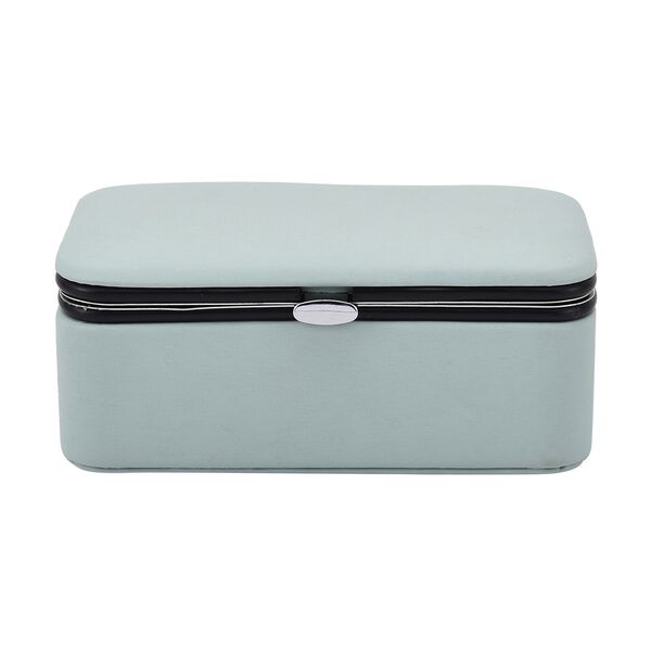 Schmuckbox aus Kunstleder, Blau image number 1