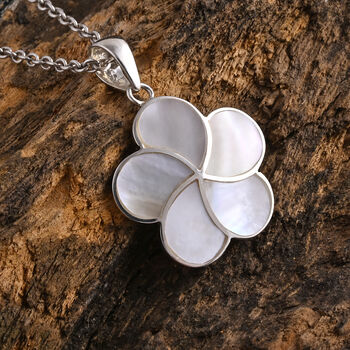 D'Joy Royal Bali Perlmutt Anh&auml;nger 925 Silber