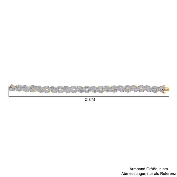 LUXURIANT SGL zertifiziertes SI-GH Labor Diamant 19cm Armband - 5 ct. image number 4