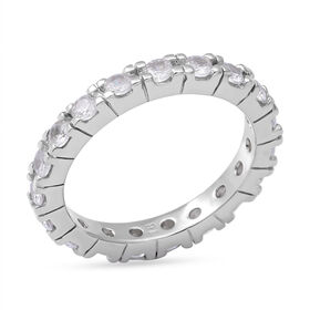 Lustro Stella - weißer Zirkonia-Ring, 925 Silber rhodiniert, ca. 0,51 ct