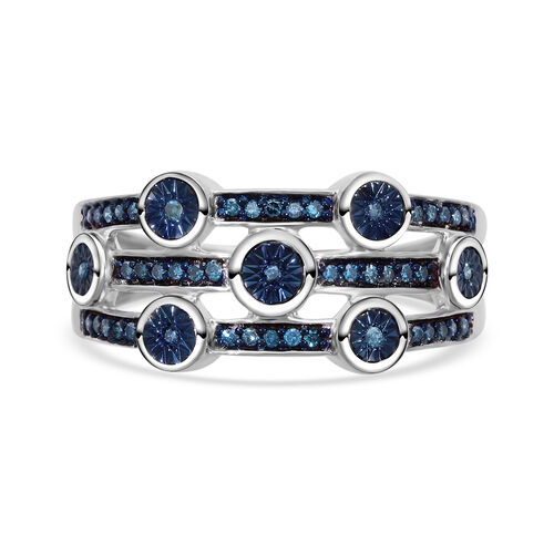 Blauer Diamant-Ring - 0,20 ct. image number 0
