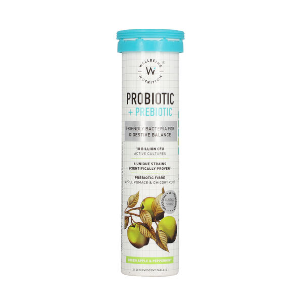 Wellbeing Nutrition t&auml;gliches Pr&auml;biotikum & Probiotikum 21 Brausetabletten image number 3