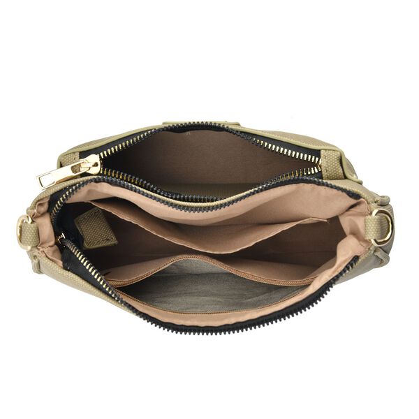 Passage - Crossbody Tasche aus Kunstleder, Braun image number 5