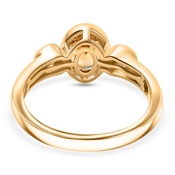 AA Nat&uuml;rlicher goldener Tansanit und Tansanit Ring - 1,20 ct. image number 8
