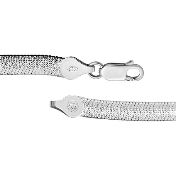 Flaches Fischgr&auml;ten-Armband, 19 cm - 5,29g image number 3