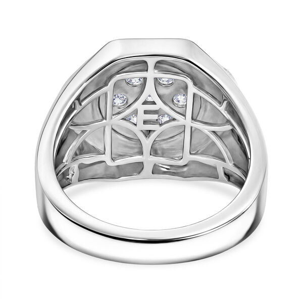 EVER TRUE Moissanit Ring Nickelfreies Messing (Gr&ouml;&szlig;e 19.00) ca. 0,82 ct image number 5