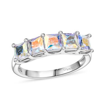 D'Joy Merkur mystischer Topas Ring 925 Silber rhodiniert (Gr&ouml;&szlig;e 16.00) ca. 2,25 ct