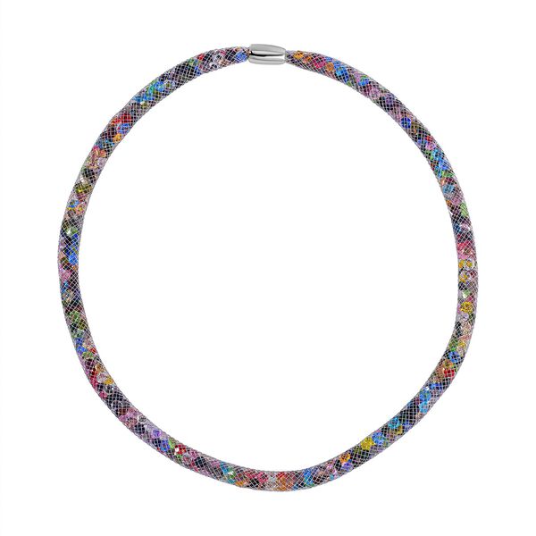 Mehrfarbiger Kristall Schmuckset Reines Messing image number 5