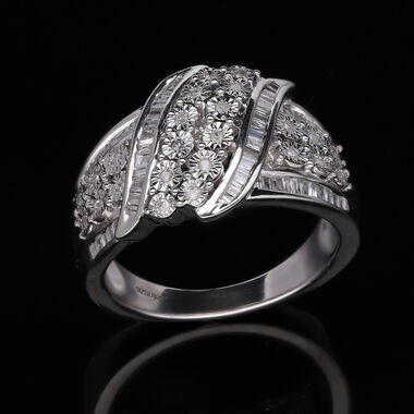 Weißer Diamant-Ring - 0,50 ct.