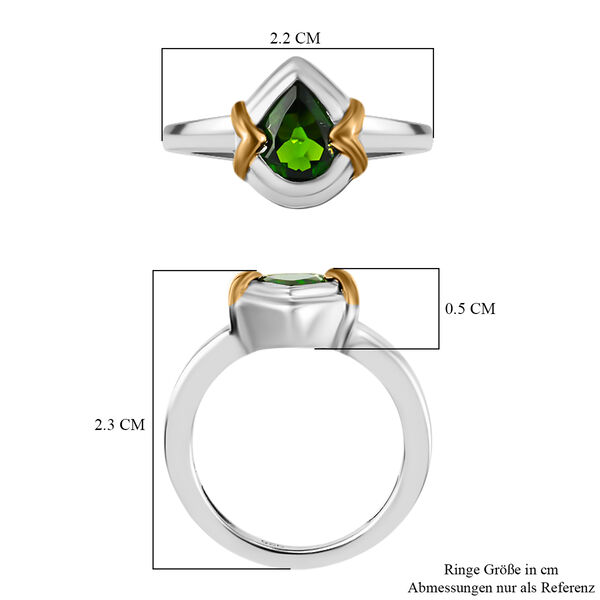 Natürlicher Chromdiopsid-Ring - 1,17 ct. image number 7