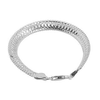 925 Silber rhodiniert Armband ca. 19 cm ca. 12,79g 925 Silber rhodiniert Armband ca. 19 cm ca. 12,79g