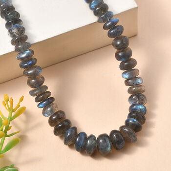 D'Joy AAA Labradorit 45cm Halskette - 150 ct.