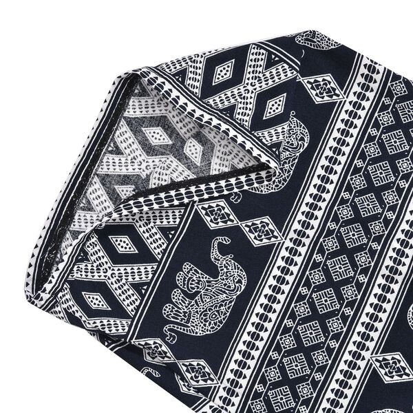 Gewebte Viskosehose, Länge 103/ Hüfte 66/ Taille 56cm, Dunkelblau image number 6