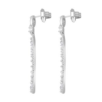 Wei&szlig;e Zirkonia Ohrringe