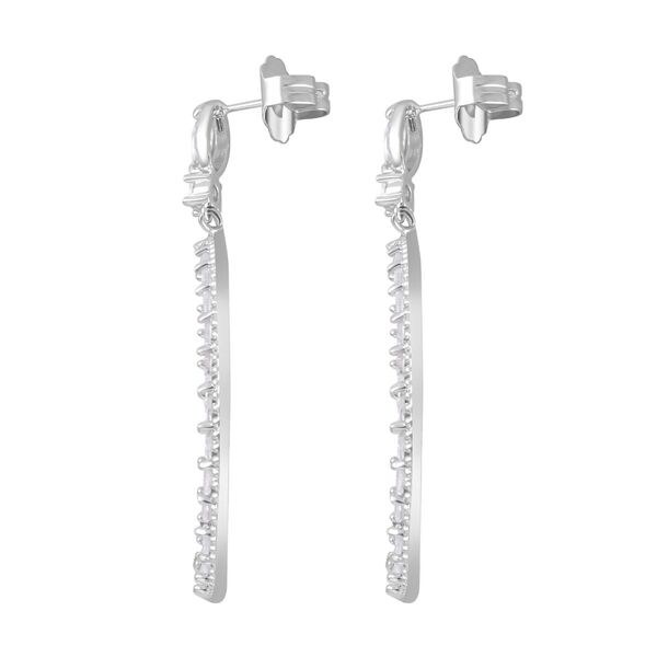 Wei&szlig;e Zirkonia Ohrringe image number 3