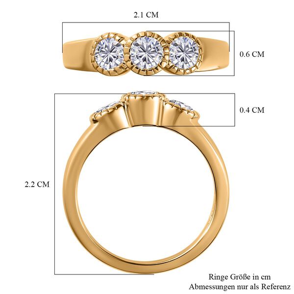 Moissanit Ring - 0,73 ct. image number 4