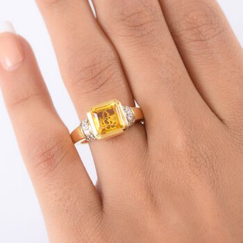 D'Joy Sphaleros Quarz und Zirkon Ring - 3,15 ct.