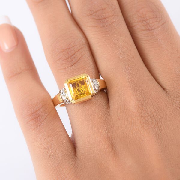 D'Joy Sphaleros Quarz und Zirkon Ring - 3,15 ct. image number 3