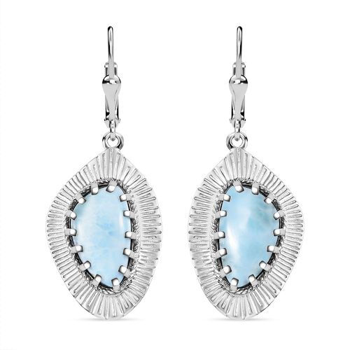 AA Larimar Ohrringe 925 Silber rhodiniert ca. 9.31 ct image number 0