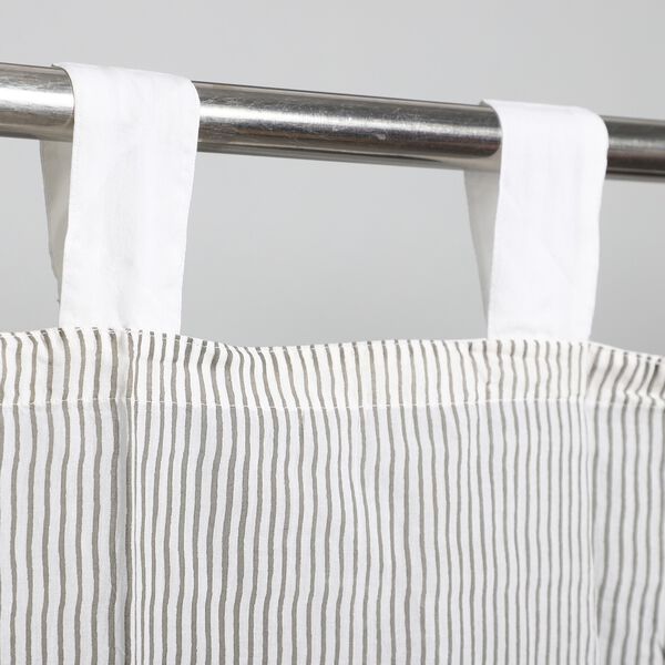 Bedruckter Baumwollvorhang, grau image number 2