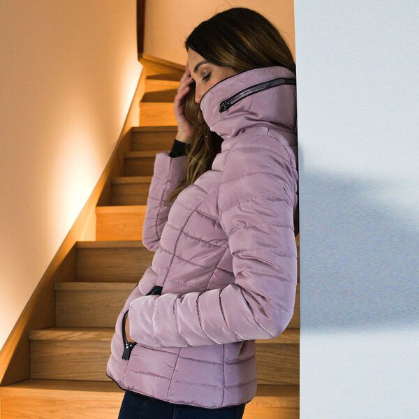 19V69 by Alessandro Versace: Winterjacke mit Kapuze, Altrosa, L image number 1