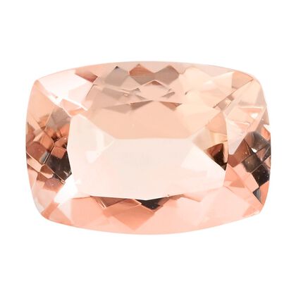 AAAA Morganit-Edelstein, Kissen- und Facettenschliff, 14x10 mm, 5,50 ct.