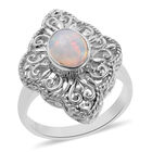 Royal Bali Kollektion - natürlicher, äthiopischer Opal-Ring, 925 Silber  ca. 1,17 ct image number 0