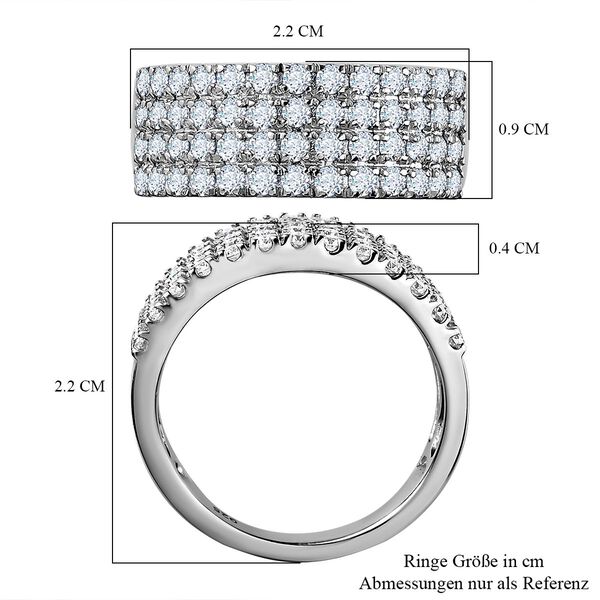 Moissanit Ring - 1,20 ct. image number 4