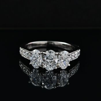 LUXURIANT SGL zertifizierter VS-EF Labor Diamant Ring in 950 Platin - 2,05 ct.