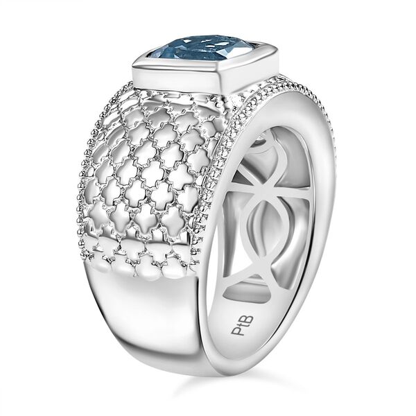 Himmelblauer Topas-Ring in Silberton - 2,68 ct. image number 5