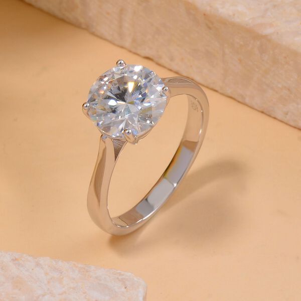 Moissanit Ring - 3,54 ct. image number 4