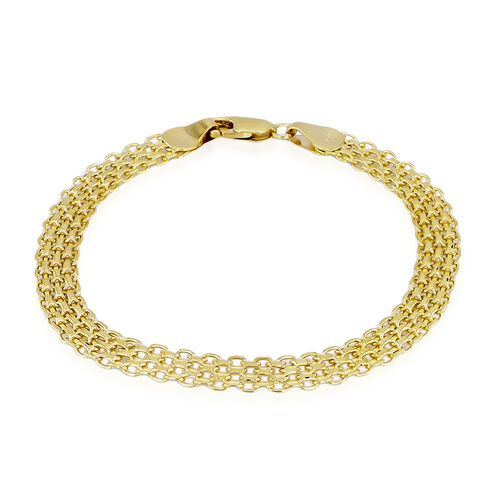 Bismark Armband in 750 Gelbgold, 19cm image number 0