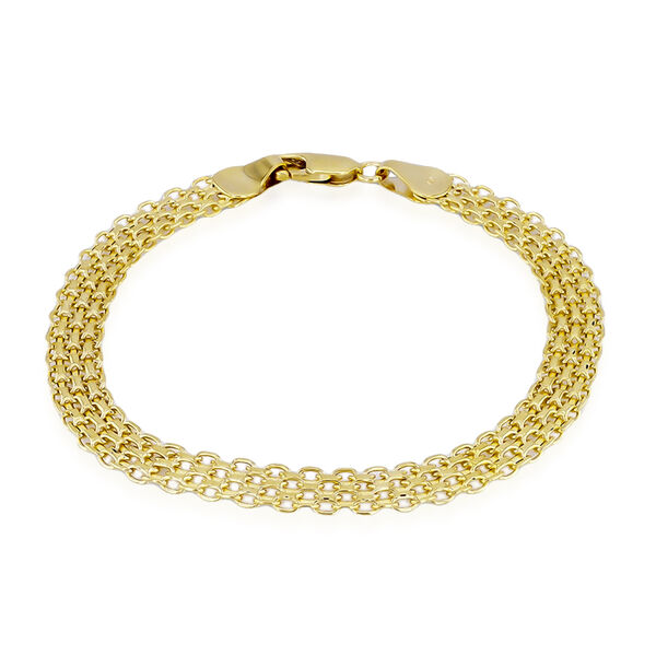 Bismark Armband in 750 Gelbgold, 19cm