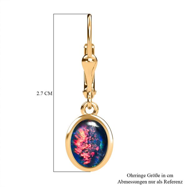 Boulder Opal Triplett Ohrringe - 1,79 ct. image number 6