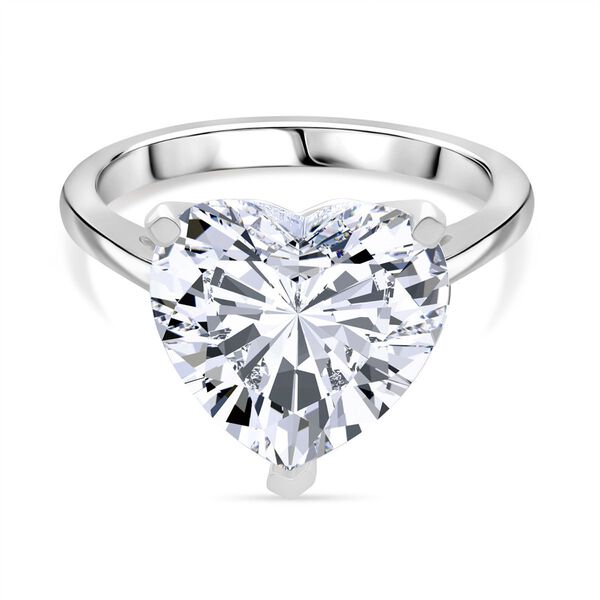 LUXURIANT DIAMOND - Lab Grown Diamant (12.5 mm) VS-EF IGI zertifiziert Ring 950 Platin (Gr&ouml;&szlig;e 18.00) (10-15 Werktage Lieferzeit) ca. 7.50 ct