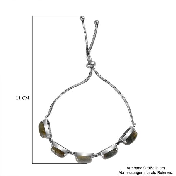Labradorit Armband, 26.67 cm - 39,55 ct. image number 7