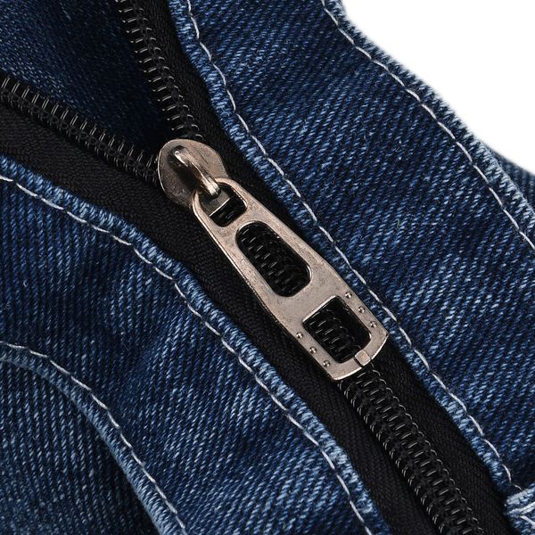 LIVMORE Shopper Tasche mit Rei&szlig;verschlussfach und Innenfach 42 x 34 x 8 cm Dunkelblau image number 7