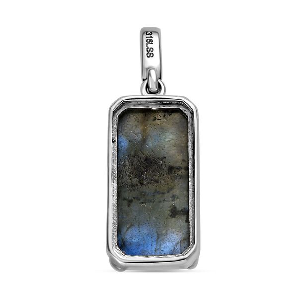 Labradorit Schmuckset  Edelstahl ca. 23,98 ct. image number 10