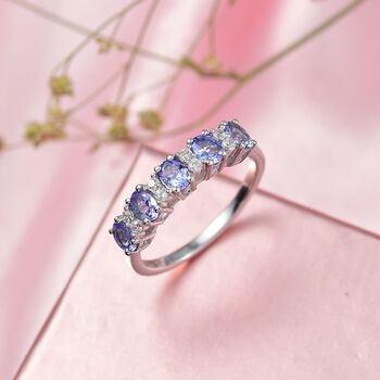 D'Joy Tansanit und Zirkon Ring - 1 ct.