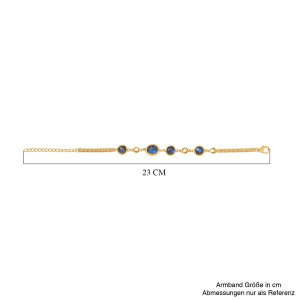 AAA Labradorit Armband, 18cm - 10,07 ct. image number 6