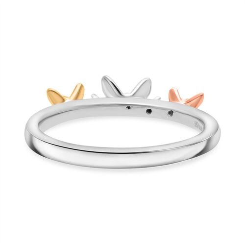 Lab Grown Diamant SI Ring 925 Silber (Größe 20.00) ca. 0,05 ct image number 4