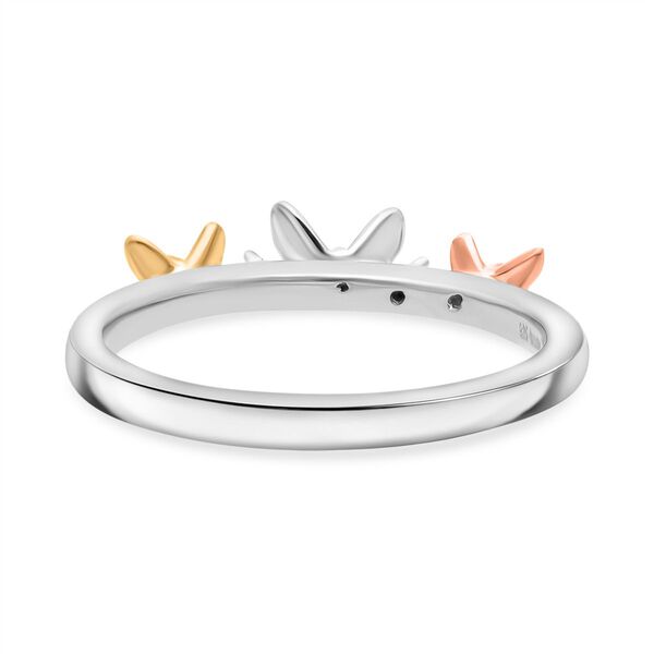 LUXURIANT SI-GH Labor Diamant dreifarbiger Ring image number 4